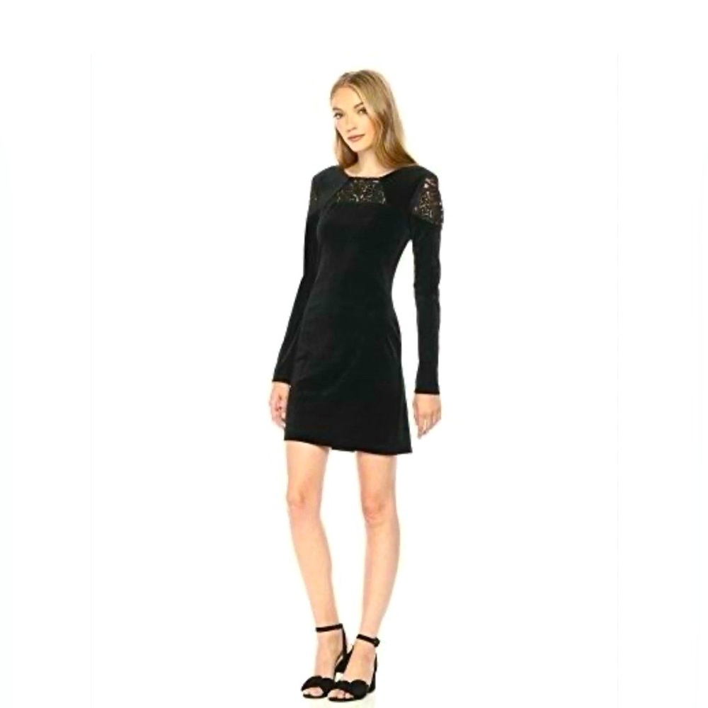 BCBGeneration Women’s Black Velvet Dress-Size Small-NWT